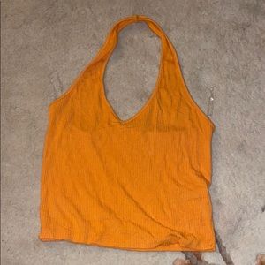 mustard yellow Garage halter top